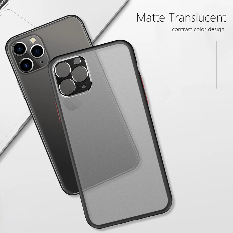 CHYI Матовый Жесткий чехол для телефона для iphone 11 pro max задняя крышка с защитой камеры для iphone xs max XR Оболочка Чехол