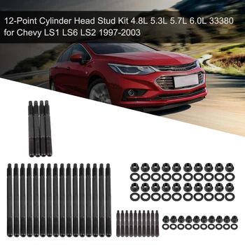 

12-Point Cylinder Head Stud Kit 4.8L 5.3L 5.7L 6.0L 33380 for Chevy LS1 LS6 LS2 1997-2003