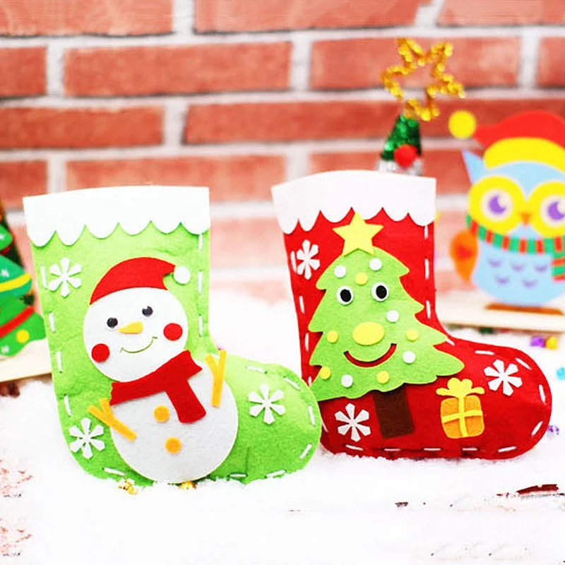 Конфеты сумки детские игрушки для детского сада поделки своими руками для детей детские рождественские носки Декор Детские обучающие игрушки для детей, подарки