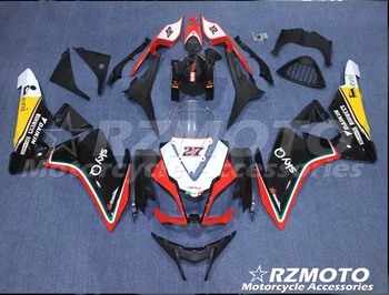 

New ABS motorcycle Fairing For Aprilia RSV4 2010 2011 2012 2013 2014 RSV4 2010-2014 Injection Bodywor White Red 2267