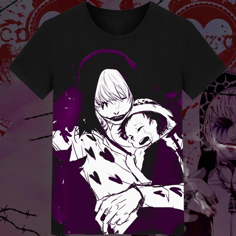 高qユニセックスアニメワンピースコラソンtシャツtシャツワンピーストラファルガー ローdonquixoteドフラミンゴカジュアルtシャツシャツtシャツ T Shirts Aliexpress