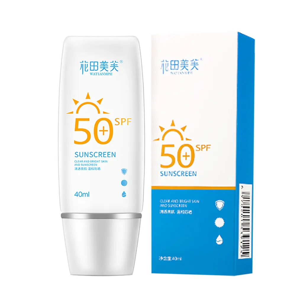 Солнцезащитный крем SPF50 + освежающий увлажняющий водонепроницаемый с защитой от
