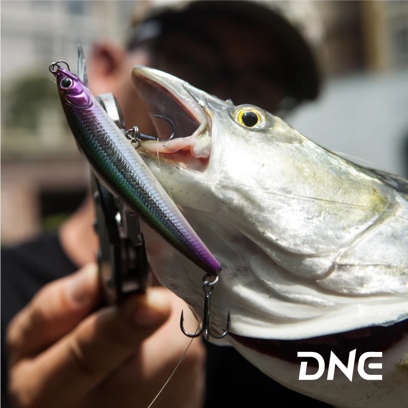 New DNE Xiaofeixia Fishing Lure Wobblers 75mm/5.5g Slow Down Minnow Jerkbait Polygonal Lip Pesca With Treble Hook For Bass Trout | Спорт и
