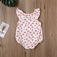 2020 Baby Summer Clothing Toddler Kids Baby Girls Floral Jumpsuit Playsuit Bodysuit Cotton Linen Shorts Clothes 3