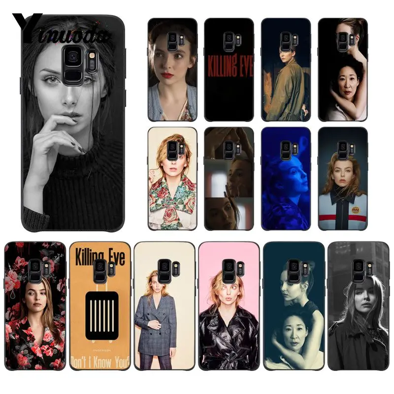 Yinuoda Killing Eve чехол черный мягкий для телефона Samsung Galaxy S7 S6 edge plus S10 S9 S8 | Мобильные