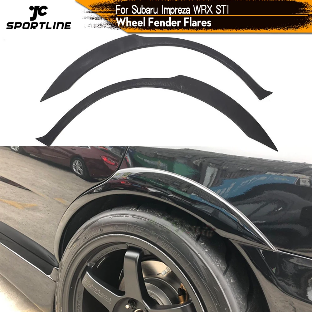 Комплект молдингов из ПУ для Subaru Impreza WRX STI 2003 2006|carbon fiber fender flares|subaru carbon fibersubaru impreza |