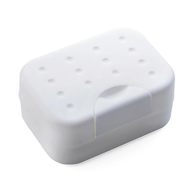 Soporte para jabón de viaje, caja para plato contenedor, plato de caja, caja con cubierta para Baño