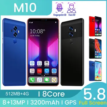 

M10 5.8 Inch Full Screen Smartphone Strong 8 Core Processor Smartphone 512+4G Flash Memory Smartphone