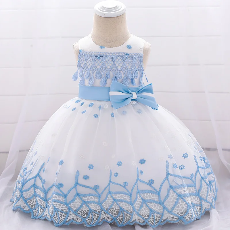 

Infants New Style Girls Lace Princess Puffy Dress Baby BABY'S FIRST Month Wash Formal Dress Birthday Gift