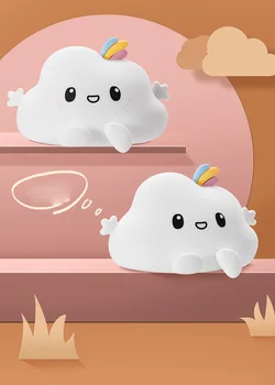 

usb silicone stall lamp charging led remote control light small night light Cute night light