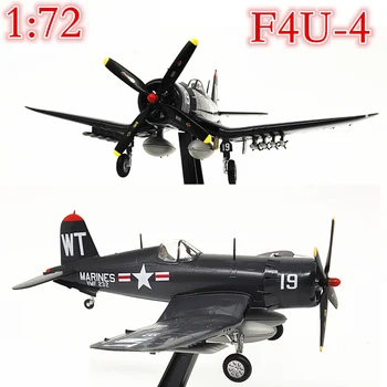 

1:72 World War II US f4u-4 pirate fighter Carrier based aircraft vmf-232 Small hand products 37238