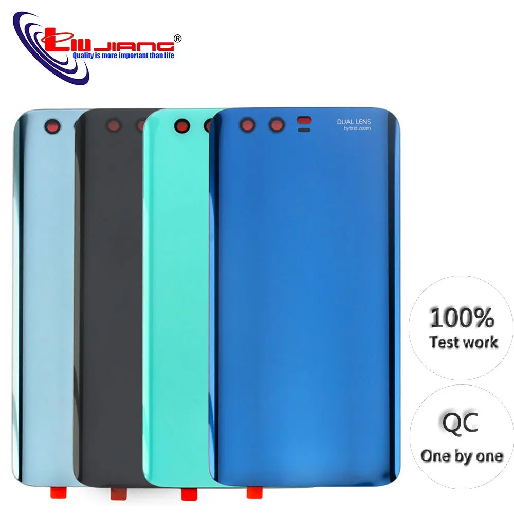 Задний корпус, стекло для Huawei Honor 9, задняя крышка батарейного отсека, Задняя стеклянная крышка для Huawei Honor 9 Lite, Крышка батарейного отсека