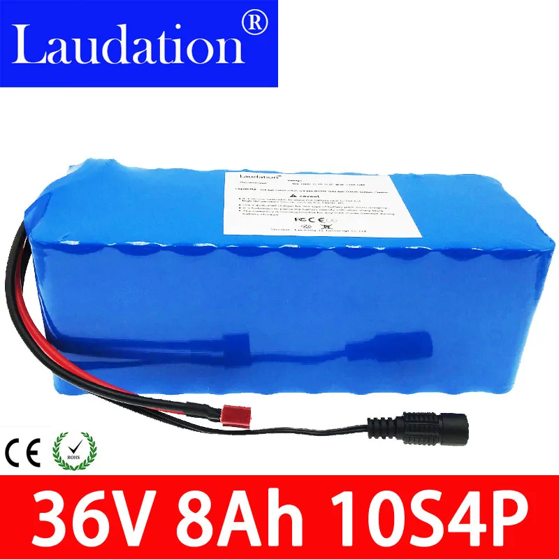 10S 4P 36V 8Ah 8000mAh 500W высокая мощность и емкость 42V 18650 литий-ионный аккумулятор для мотоцикла Электрический автомобильный велосипед Скутер с BMS