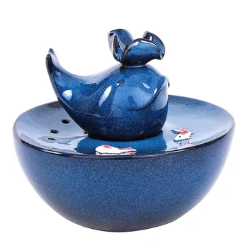 

Ceramic Cat Drinking Water Fountain,1.0 Liters Pet Water Fountains for Cats and Dogs,Electric Pet Water Dispenser with Quiet Pum