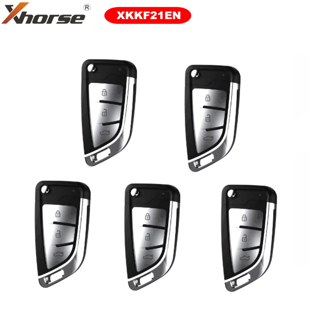 Xhorse VVDI2 XKKF21EN VVDI нож 2 стиля (Flip 3BTN) для Key Tool 5 шт./лот| |