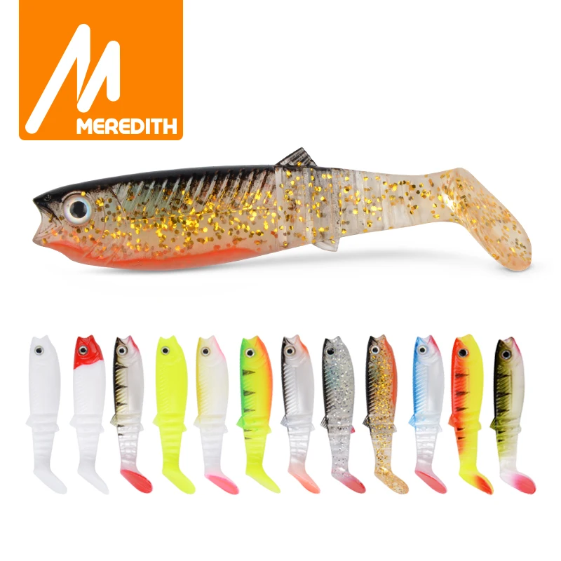 Новое поступление искусственная рыболовная приманка MEREDITH 10 шт. 5 г 8 см мягкая