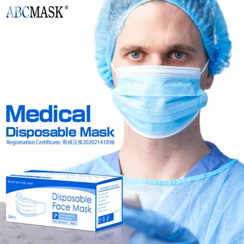 

Hot Sale Disposable medical Mask 3-layer Filtration surgical Face Mouth Masks Non-Woven Breathable Meltblown Cloth Face Masks