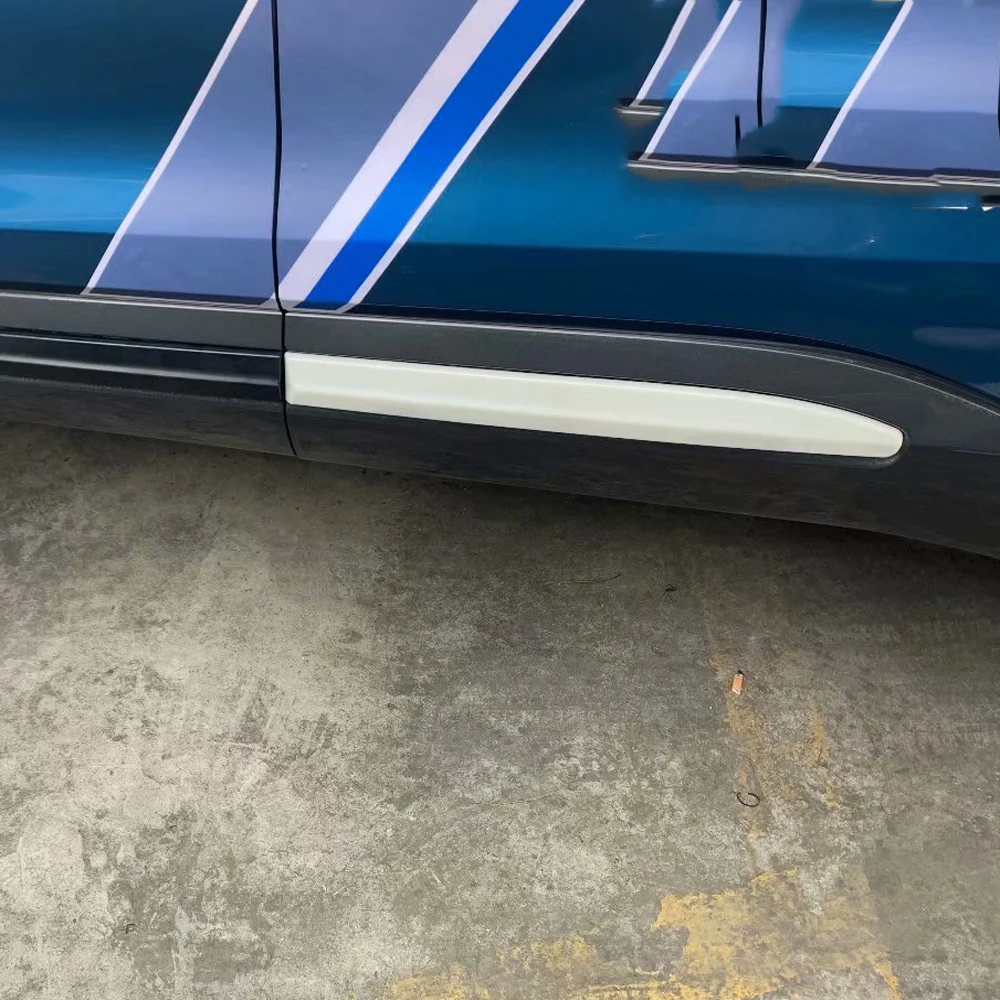 

For Ford Explorer 2020 2021 Carbon Fiber Exterior Car Side Door Body Cover Trim Molding Exterior Accessories Car Styling