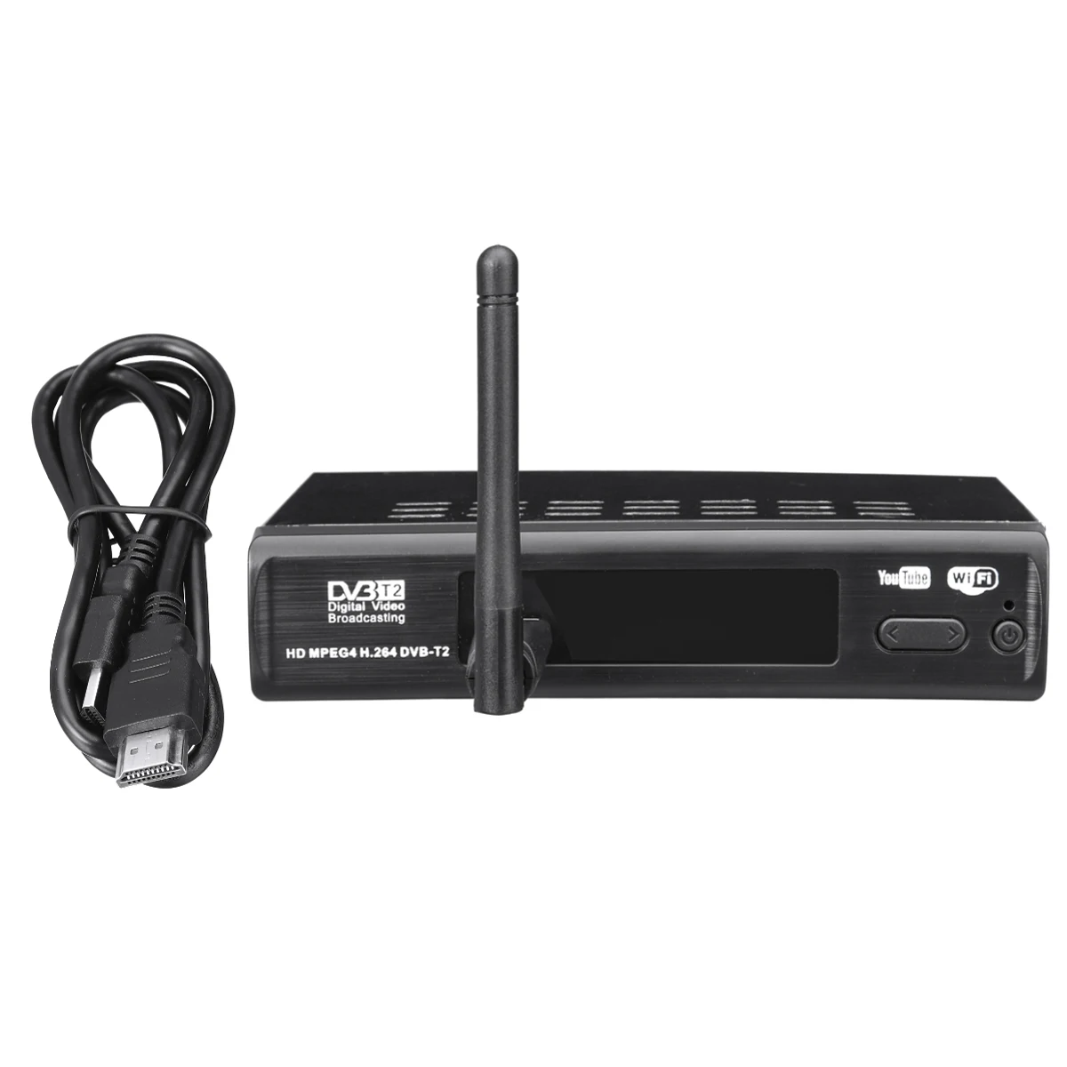 DVB-T2 приемник USB2.0 DVB T2 ТВ-тюнер Full-HD 1080P цифровой смарт-поддержка ТВ-коробок MPEG H.264 I P tv Встроенная русская инструкция