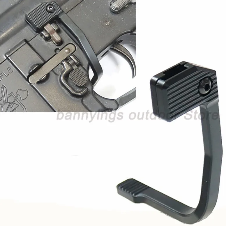 Tactical M4/AR15/M16 инструмент Улучшенный Bad рычаг карта болт фиксатор расширитель релиз рычаг Ambidextrous Крепление-на боковой пластине 5,56/223