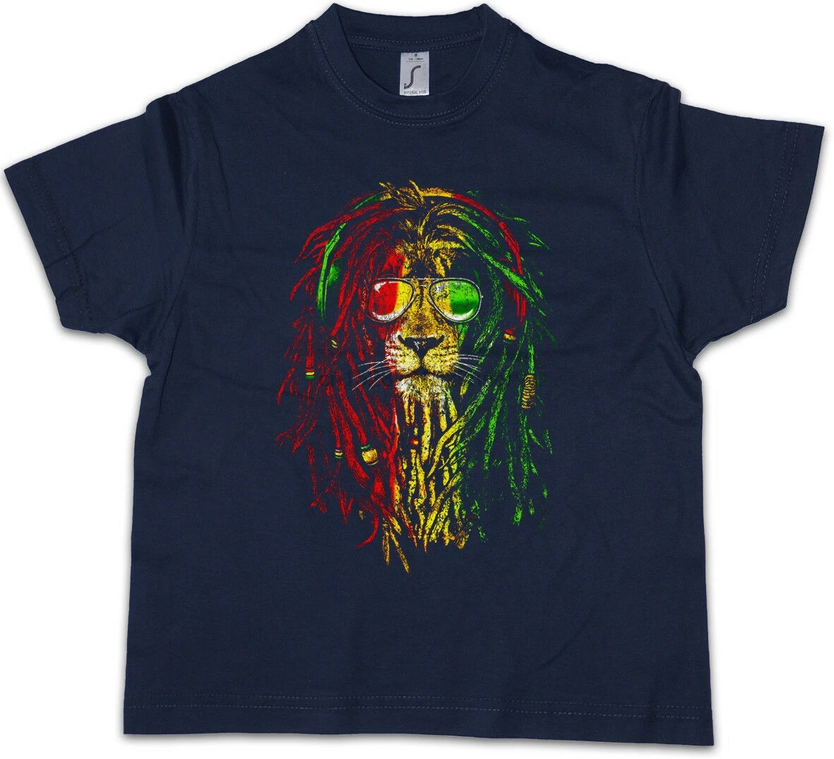 2019 крутая футболка Rastafari Lion I Bob Reggae Marley Jamaica Haile Selassie унисекс | Мужская одежда