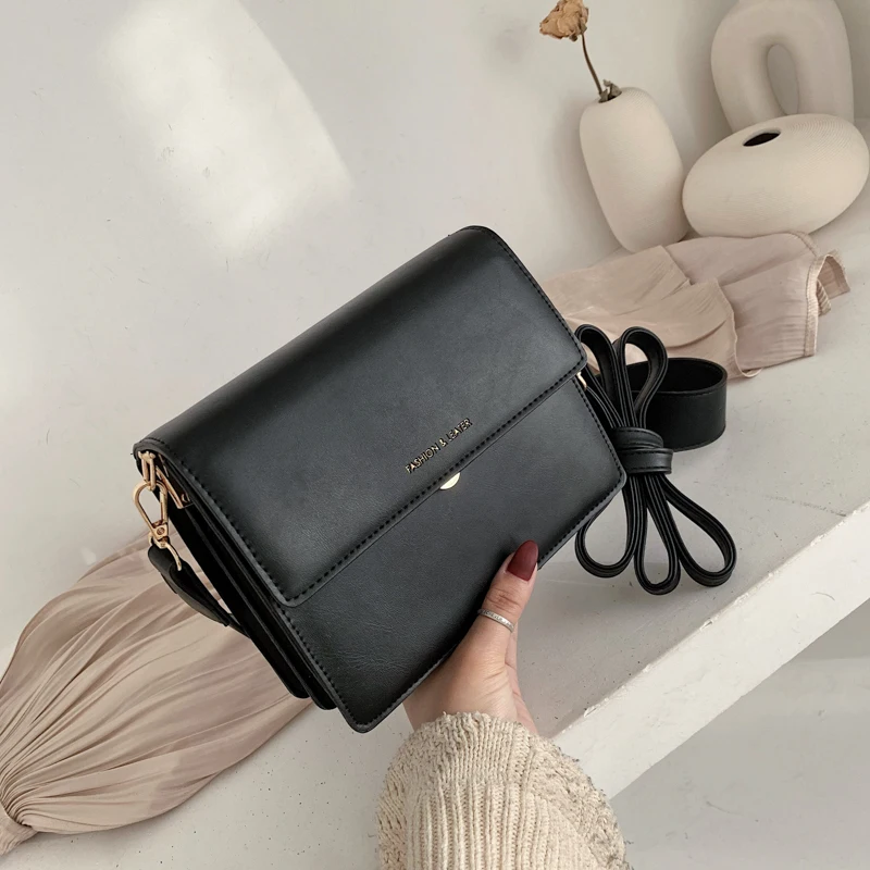 

New Fashion Women Shoulder Bags PU Leather Crossbody Bags for Ladies 2020 Messenger Bag Flap Strap Handbags Dating Party Satchel
