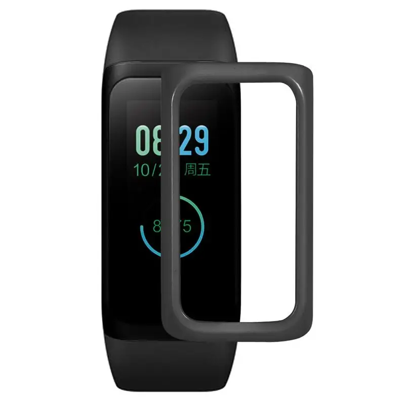 Рамка PC чехол защитная оболочка для Xiaomi Huami Amazfit Cor 2 Midong Smart Bracelet - Цвет: black