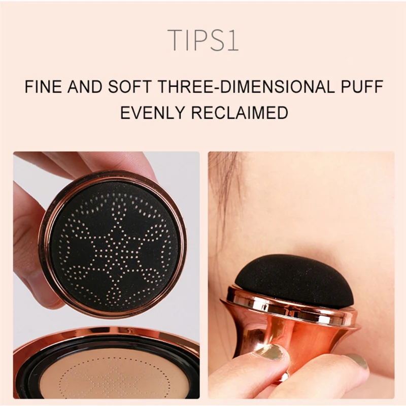 New Mushroom Head Make up Air Cushion Moisturizing Foundation Air-permeable Natural Brightening Makeup BB Cream