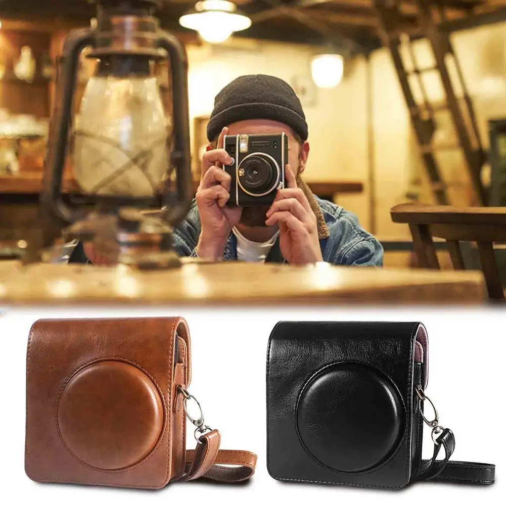 Чехол для Камеры моментальной печати Fujifilm Instax Mini 40 Наплечная Сумка чехол из
