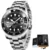 2021 New LIGE Mens Watches Fashion Business Waterproof Quartz Wristwatch Men Top Brand Luxury Stainless Steel Sport Clock Male