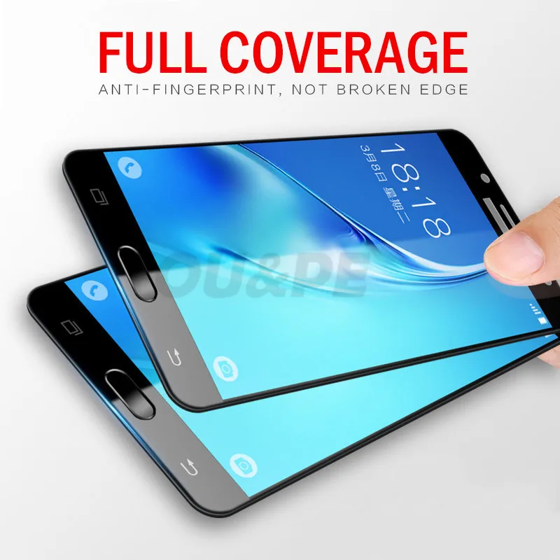 3 шт полное закаленное стекло для samsung Galaxy J4 J6 J8 A6 A8 Plus протектор экрана для samsung J7 A7 A9 защитное стекло