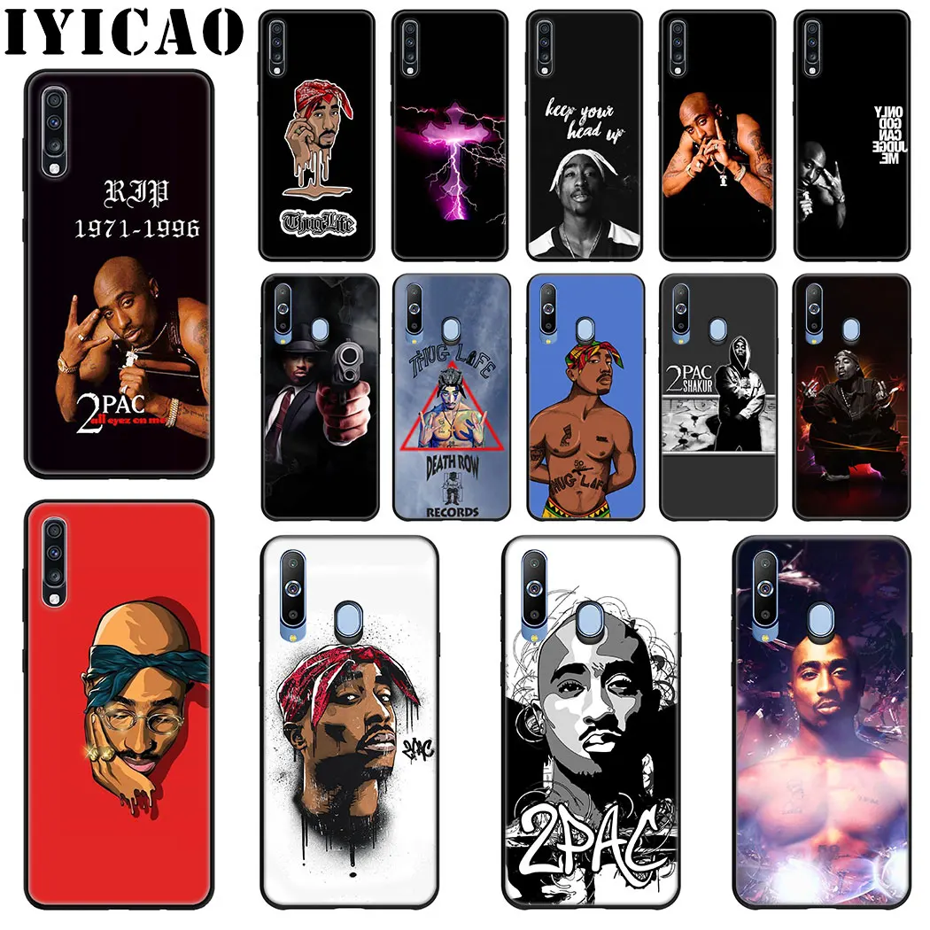 IYICAO Hip hop singer 2Pac Tupac Soft Silicone Case for Samsung J6 A9 A8 A7 A6 Plus 2018 A5 A3 2016 2017 Phone |