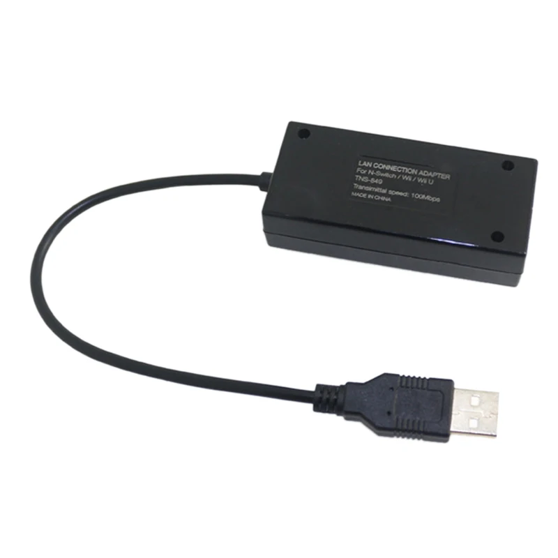 Адаптер для подключения Проводная сетевая карта USB Ethernet 100 Мбит/с(100 м) USB 2,0 для Kind NS для переключателя/для wii/для Wi-Fi IU консоли RJ