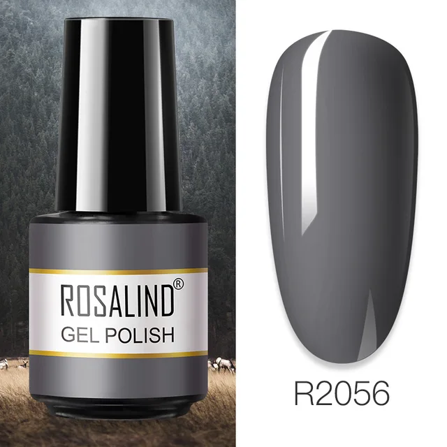 ROSALIND Primer Top Base Coat 7ML Gel Nail Polish For Manicure Long Lasting Nail Art Salon Gel Varnish UV LED Color Gel Polish RAR2056