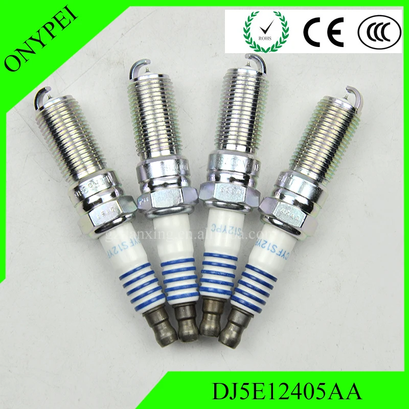 DJ5E12405AA CYFS12YPC Свеча зажигания для Land Rover Discovery Sport LR2 Range Rover Evoque 2,0 LR025605 ILTR6G8G 96621 DJ5E-12405-AA