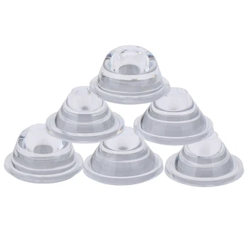

10pcs 30/60/90 Degrees LED Lens With Black Holder For 1W 3W 5W High Power LED Lamp Light