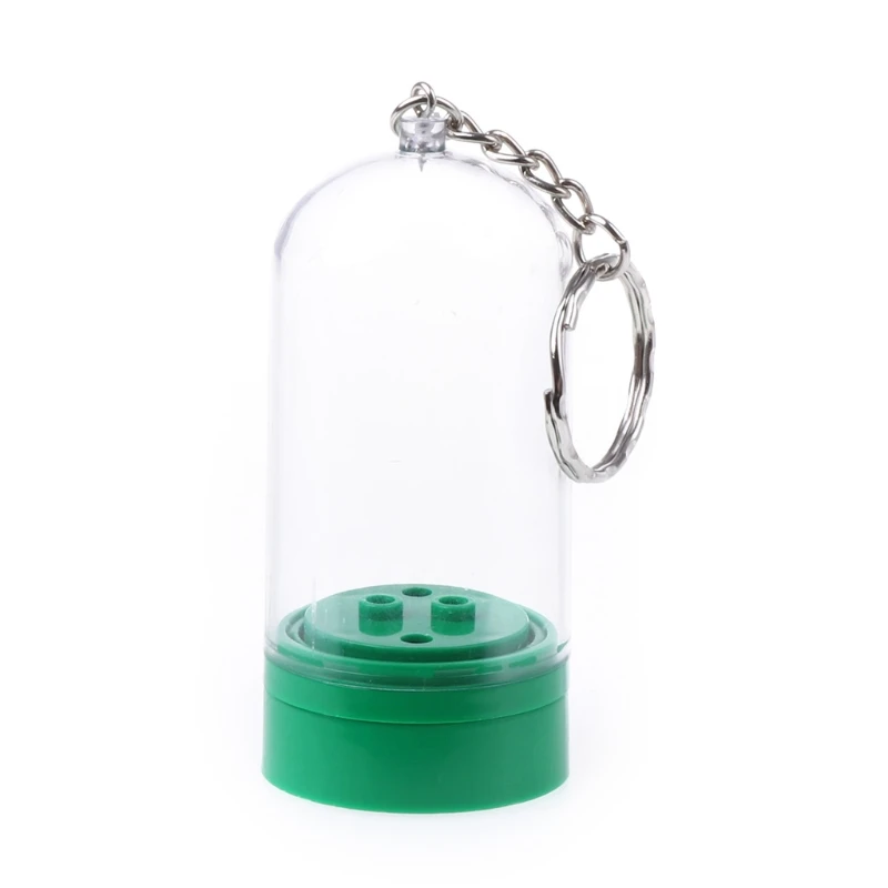

NEW Minifigure Keychain Display Case Key Ring Building Blocks Models Toys
