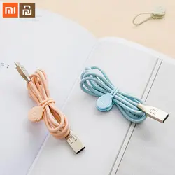 Xiaomi youpin креативная силиконовая проволока splicer Многофункциональный магнитный ремешок для передачи данных кабельная гарнитура линия для