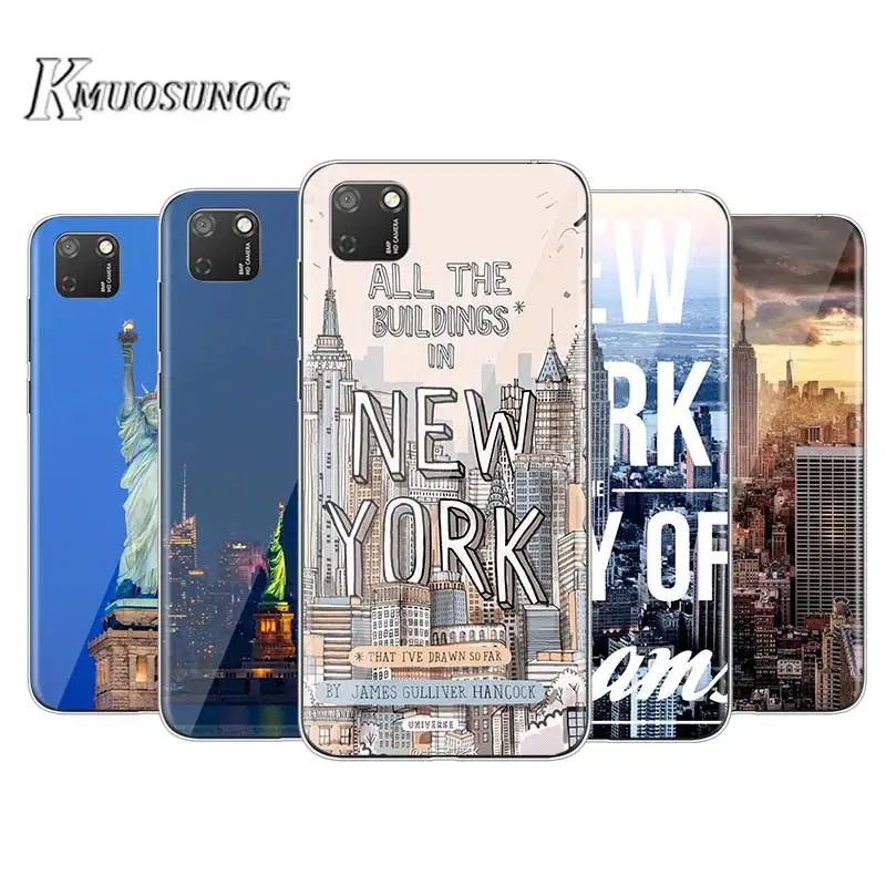 

New York City for Huawei Honor 9S 9A 9C 30 20 10i 9X Lite 8X 20 10 10i 9 Lite 8C 8A 7C 7A Pro Phone Case
