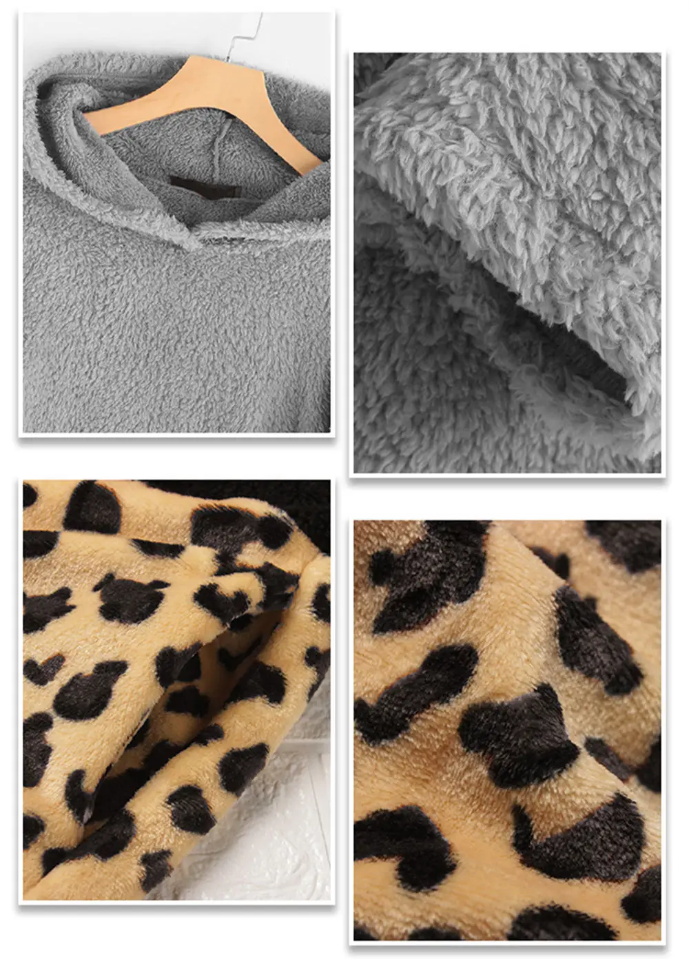 Oversized Teddy Fleece Sweater Plus Size 5XL Sherpa Pullover Collection Leopard Fluffy Streetwear Women Teddy Pull Sweaters