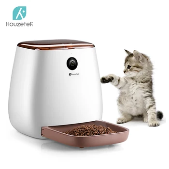 

3.3L Houzetek PP001 Smart Feeder Auto Food Dispenser Pet Feeder 1080P HD Camera Two-way Audio Video Timer Recording For Cat Dog