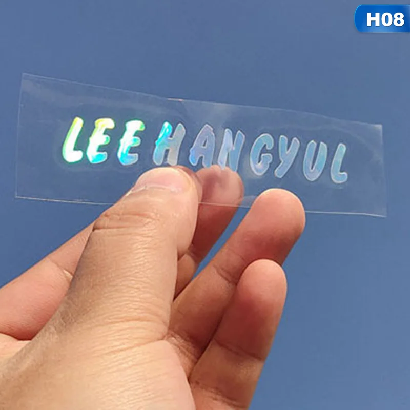 8 Производство 101X1 Прозрачная лазерная наклейка мини-альбом Quantum Leap X1 LEE EUNSANG KIM WOOSEOK CHO SEUNG YOUN - Цвет: 8