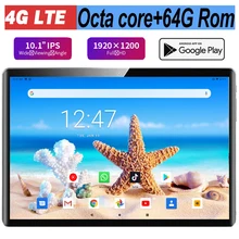 2021 Hot sales 10 inch Tablet 1920x1200 HD Real pixel 8.0MP 5G Wifi 4G LTE Octa Core Android 9.0 Pie 64GB ROM Phone Call Tablet