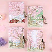 LEnWA Лидер продаж онлайн знаменитостей Канцтовары Хуа Цзи А6 через версии замок мальчик хипстер простой блокнот Настройки Оптом