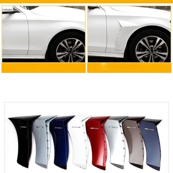 

For Mercedes-Benz New C-Class C180L C200L Shark Gills Side Fender Vent Decoration 3D Stickers Auto Accessories Car-Styling