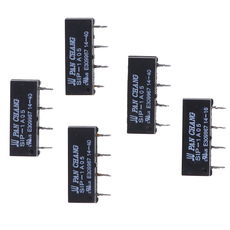 5PCS 5V Dry Reed Relay SIP-1A05 For PAN CHANG Relay 4PIN New