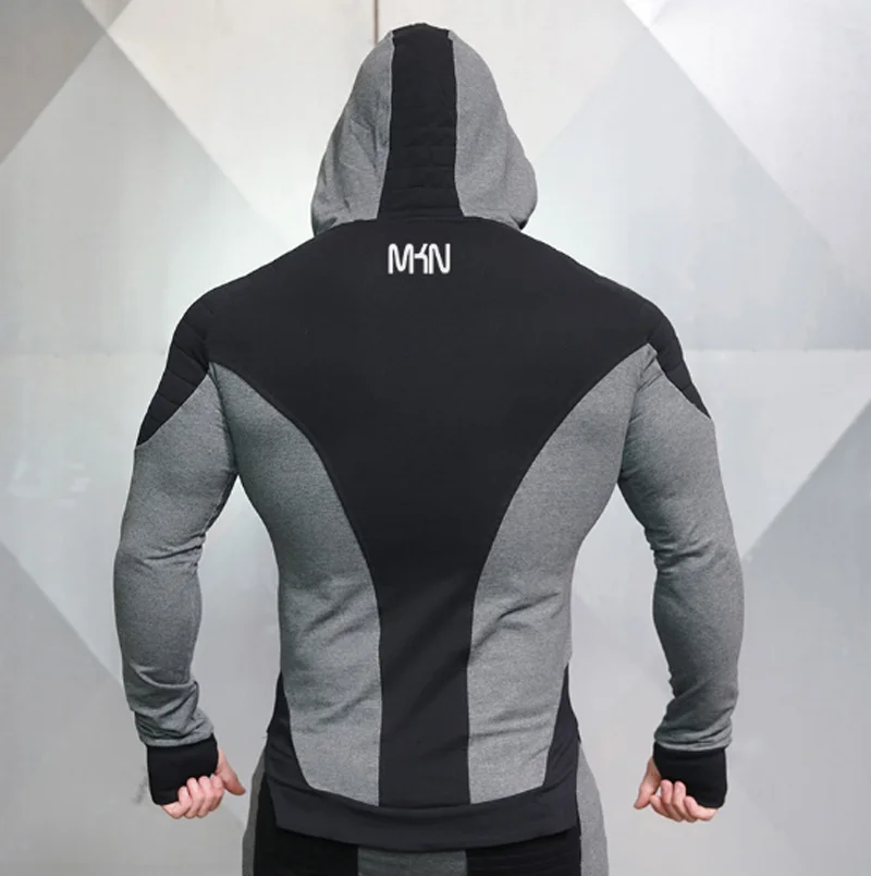 Новые спортивные тренажеры фитнес мужские толстовки бодибилдинг Slim Fit тренировки мужские толстовки Спортивная одежда для бега мужское худи дропшиппинг