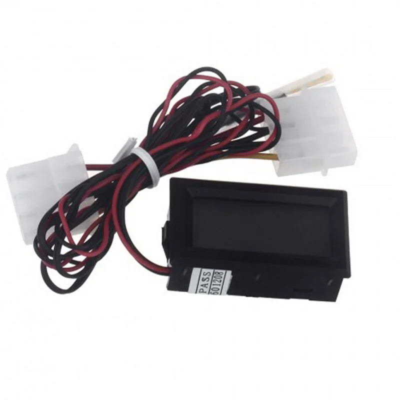 Car Water Thermometer Temperature Meter Detector Temperature Sensor Probe Digital Temperature Meter Indicator 4Pin D Port