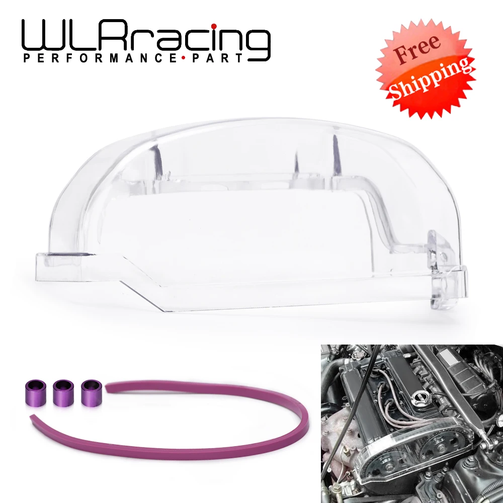 Крышка шкива Clean Cam для 92 96 Mitsubishi Lancer EVO 1 3/DSM 4G63 4G63T прозрачный шкив крышка ремня