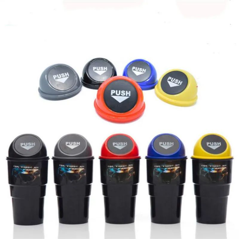 

Car Trash Garbage Can Auto Trash Dust Case Holder Bin Box Car-styling Can Rubbish Box Dust Case Holder Car Trash